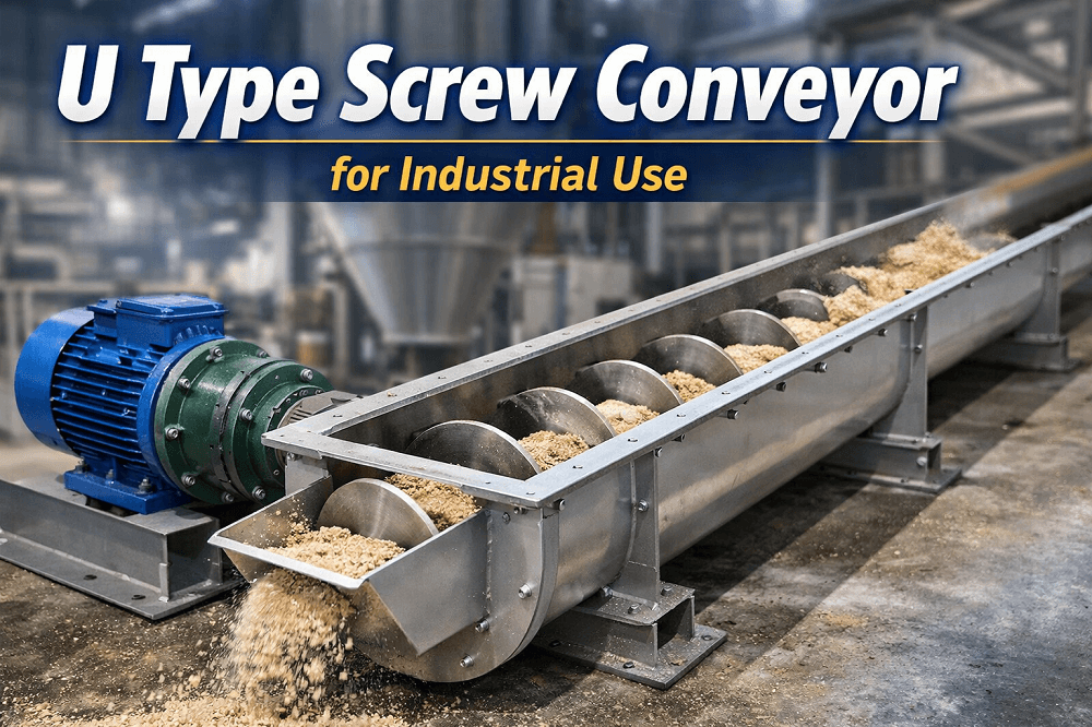 U Type Screw Conveyor